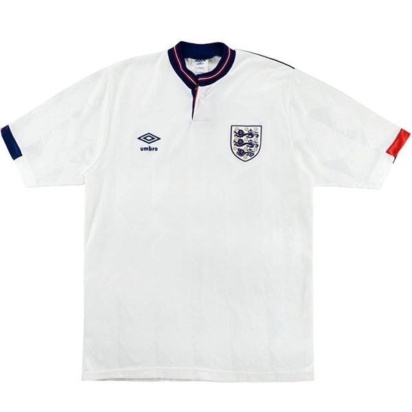 Tailandia Camiseta Inglaterra 1ª Kit Retro 1989 Blanco